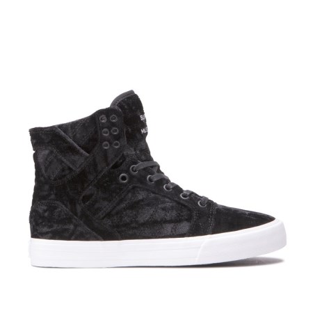 Supra Skytop Svart Høye Sneakers Dame [NO-9-R158]